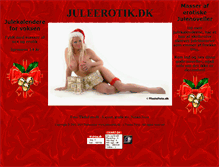 Tablet Screenshot of juleerotik.dk